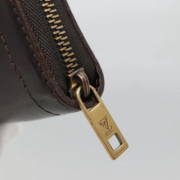LOUIS VUITTON Utah Zippy Organizer Long Wallet Brown M97025 LV Auth 135015 - Picture 9 of 16